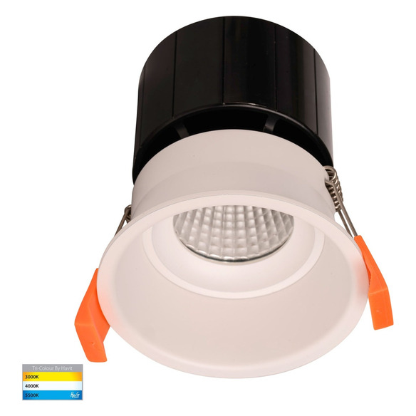 HV5513RGBCW-WHT - PRIME White Deep Fixed WIFI Downlight 76mm Cutout