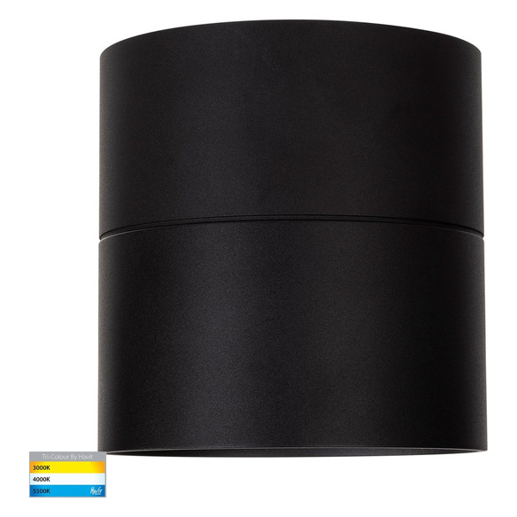 HV5805T-BLK-EXT-12V - NELLA Black Surface Mounted HV5805T-BLK-EXT-12V