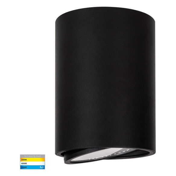 HV5815T-BLK-12V - NELLA Black Surface Mounted Adjustable Round Downlight