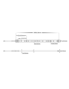 9.6W 3528 Strip Lighting - IP67 / MetreHV9723-IP67-120-3K 2