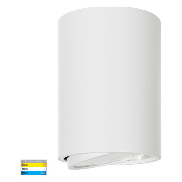 HV5815T-WHT-12V - NELLA White Surface Mounted Adjustable Round Downlight