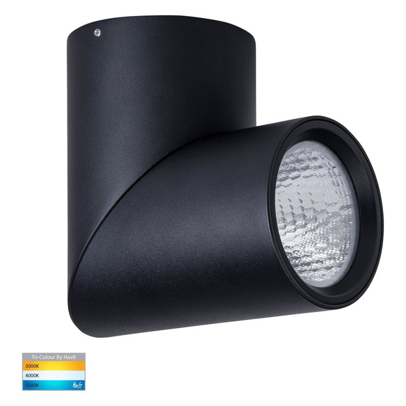 HV5824T-BLK-12V - NELLA Black Surface Mounted HV5824T-BLK-12V