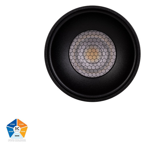 HV5841S-BLK-12V - NELLA Black Surface Mounted HV5841S-BLK-12V