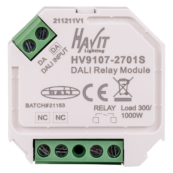 HV9107-2701S - Dali On-Off Relay ModuleHV9107-2701S