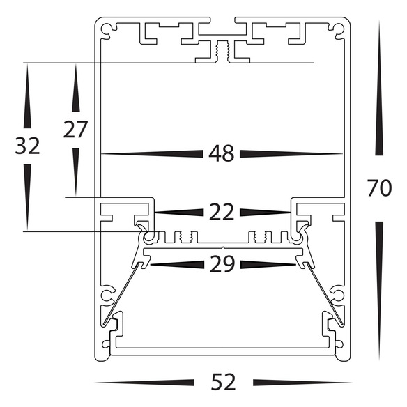 HV9693-5270-ALUWHT - White Aluminium cover to HV9693-5270-ALUWHT