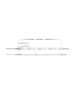 9.6W 3528 Strip Lighting - IP54 / MetreHV9723-IP54-120-3K 2