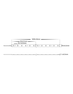 14.4W 2835 Strip Lighting - IP20 / MetreHV9783-IP20-60-3K 2