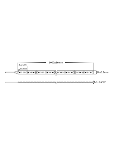 HV9723-IP20-240-3K-1 - 19.2W IP20 LED Strip 3000KHV9723-IP20-240-3K-1