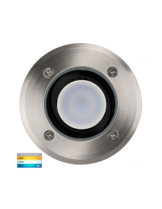 Metro 5W 240V Round LED Inground Uplighter 316 Stainless HV1806T