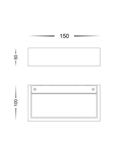 Sunrise 2W 240V Plaster LED Wall Light White / Cool White - HV8069C 2