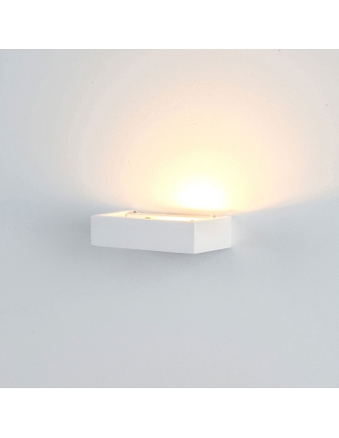 Sunrise 2W 240V Plaster LED Wall Light White / Cool White - HV8069C