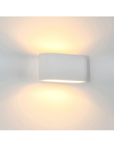 Concept 2W 240V Up & Down Plaster LED Wall Light White / Warm White - HV8027W