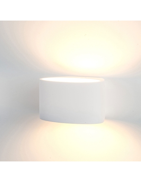 HV8026C - HV8026 - Arc Large Plaster LED Wall Light