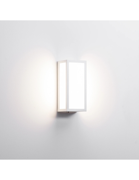 Jasper 12W 240V LED Wall Light White / Tri-Colour HV3669T-WHT
