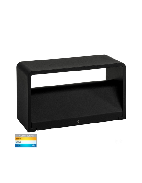 HV3665T-BLK - HV3665T-Black - Mia Black TRI Colour Up & Down LED Wall Light