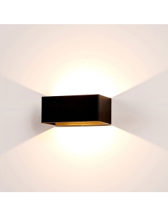 Mia 9W 240V Up & Down LED Wall Light Matt Black / HV3665T-BLK 2