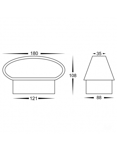 Luxe 9W 240V Up & Down LED Wall Light Matt Black HV3661T-BLK