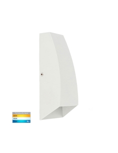 Cono 6W 240V Up & Down LED Wall Light Matt White / HV3651T-WHT