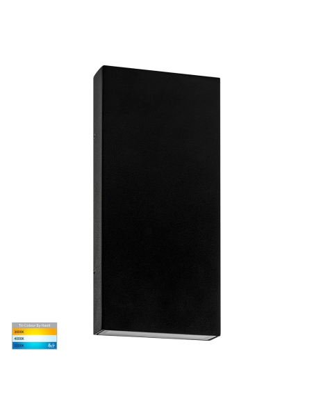 HV3649T-BLK-240V - HV3649T-Black - Essil Black Up & Down LED Wall Light