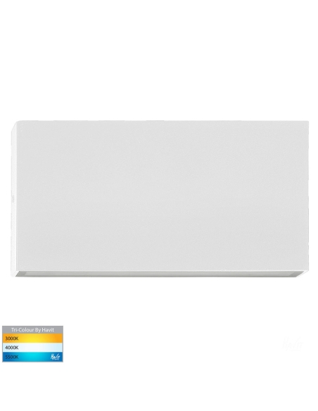 HV3648T-WHT-12V - HV3648T-White - Essil White Up & Down LED Wall Light