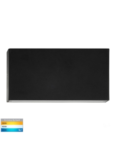Essil 10W 12V DC Up & Down LED Wall Light Black / HV3648T-BLK-12V