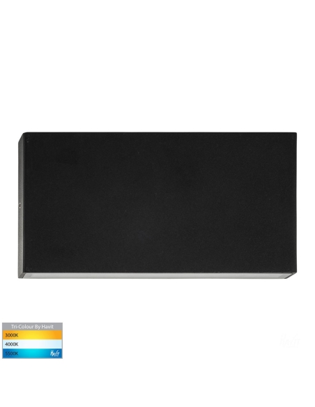 HV3648T-BLK-12V - HV3648T-Black - Essil Black Up & Down LED Wall Light