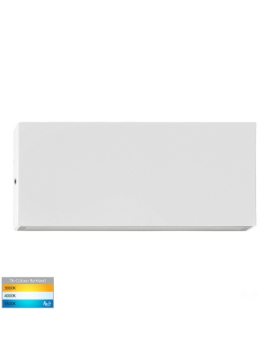 Essil White Fixed Down LED Wall Light