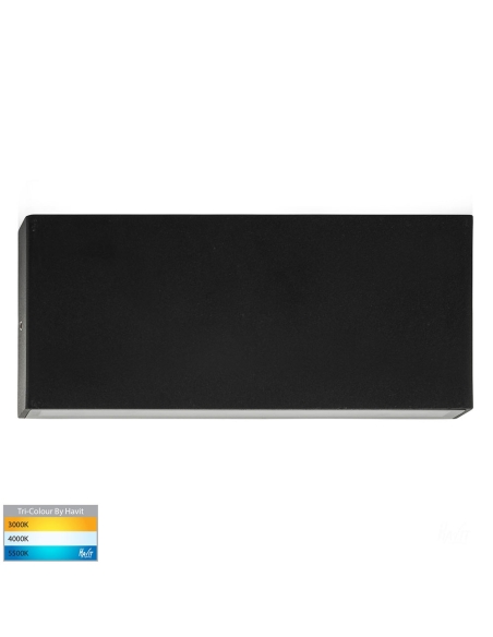 HV3647T-BLK-12V - HV3647T-Black - Essil Black Fixed Down LED Wall Light