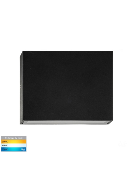 HV3646T-BLK-12V - HV3646T-Black - Essil Black Up & Down LED Wall Light