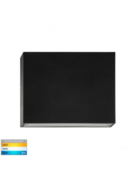 HV3646T-BLK-240V - HV3646T-Black - Essil Black Up & Down LED Wall Light