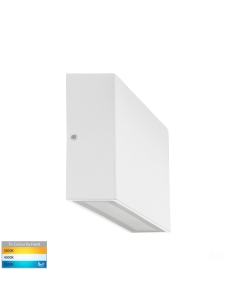 Essil 4W 240V Fixed Down LED Wall Light White / Tri-Colour HV3645T-WHT-240V 2