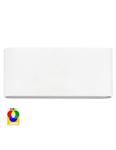 Lisse White Fixed Down RGBW LED Wall Light - HV3643RGBW-WHTHV3643RGBW-WHT