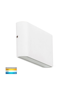 Lisse 6W 12V DC LED Wall Light White / Tri-Colour - HV3643T-WHT-12V 2