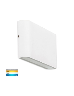 Lisse 6W 240V LED Wall Light White / Tri-Colour - HV3643T-WHT-240V 2
