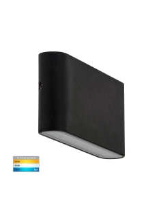 Lisse 6W 240V LED Wall Light Black / Tri-Colour - HV3643T-BLK-240V 2