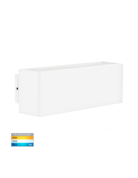 HV3639T-WHT - HV3639T-White - Blokk White Up & Down LED Wall Light