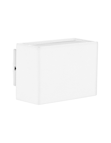 Mini Blokk 6W 240V Up & Down LED Wall Light White / Warm White - HV3638W-WHT