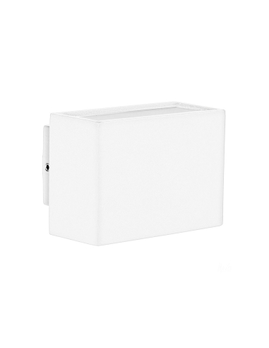 Mini Blokk 6W 240V Up & Down LED Wall Light White / Cool White - HV3638C-WHT