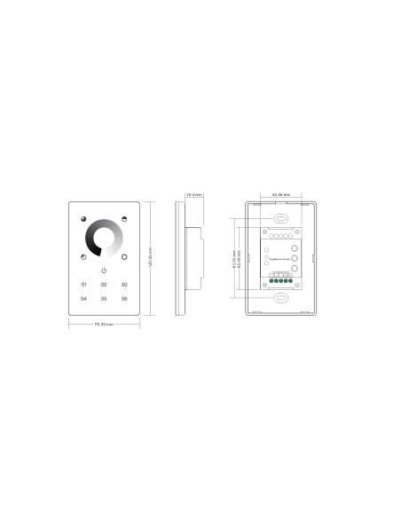 HV9101-ZB-SCTP - Single Coloured Zigbee LED Touch HV9101-ZB-SCTP