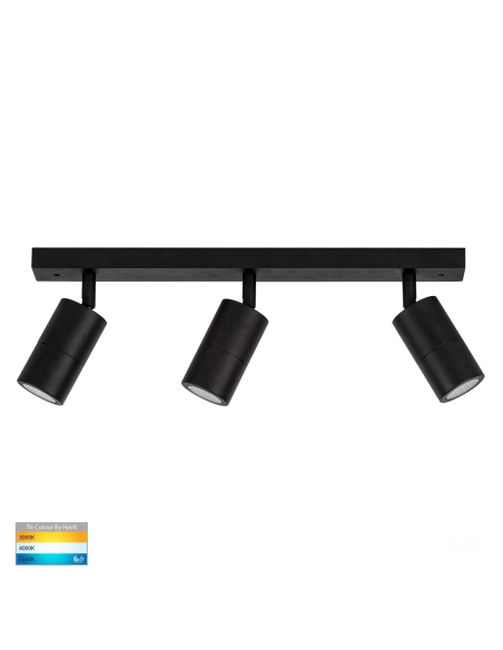 HV4001T-3-BLK - HV4001T-3-Black - HV4001T-3-Black - HV4001T-3-Black - HV4001T-3-Black - Tivah 15 watt LED Ceiling 3 Spotlight...
