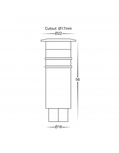 316 Stainless Steel Mini Deck Light IP65HV2861C 2