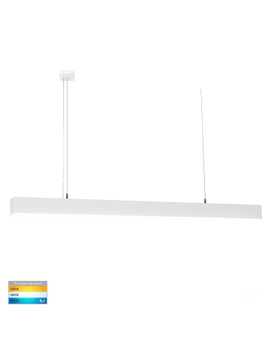 Proline 138 watt LED Dimmable Pendant Height 70mm Width 60mm Length 3000mm Cable 2.0m - White