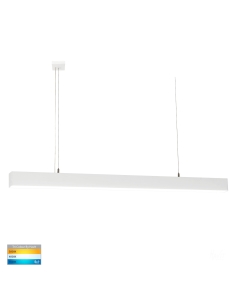 Proline 138 watt LED Dimmable Pendant Height 70mm Width HV6001C-WHT-3.0