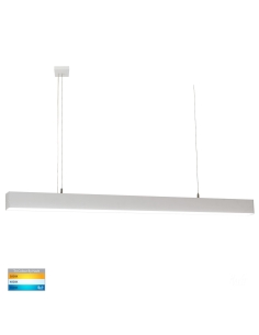Proline 138 watt LED Dimmable Pendant Height 70mm Width HV6001W-SLV-3.0