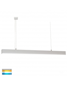 Proline 138 watt LED Dimmable Pendant Height 70mm Width HV6001N-SLV-3.0