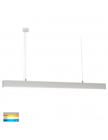 Proline 138 watt LED Dimmable Pendant Height 70mm Width 60mm Length 3000mm Cable 2.0m - Silver