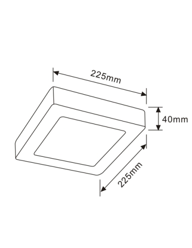 SURFACE12D - SURFACE Dimmable Surface Mounted SURFACE12D