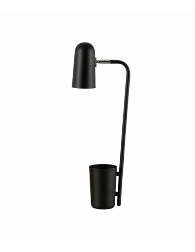 TABLE LAMP SES Matte BLK W160mm x H490mm WTY 1YR