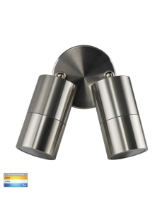 Double Adjustable Wall Pillar Light Titanium AluminiumHV1387MR16T