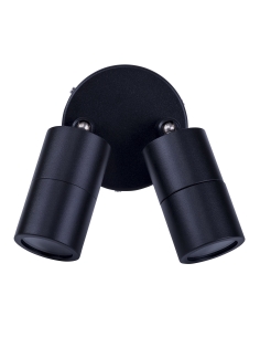 Double Adjustable Wall Pillar Light BlackHV1327MR11NW